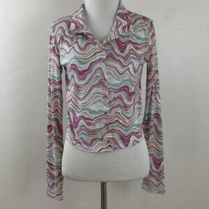 Just Polly Button Top m